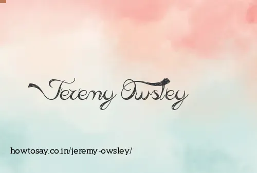 Jeremy Owsley