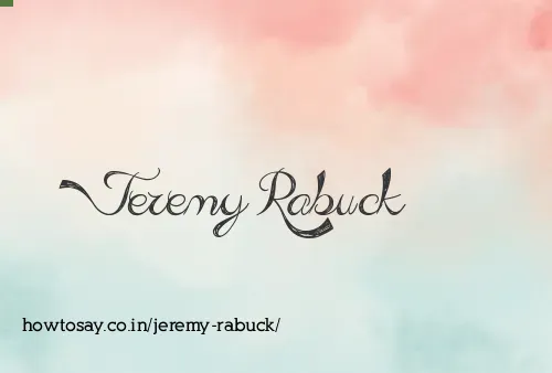 Jeremy Rabuck