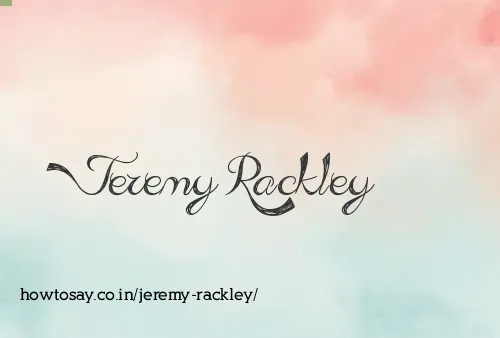 Jeremy Rackley