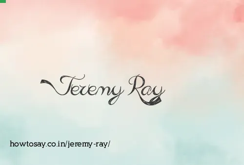 Jeremy Ray