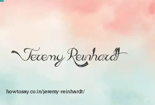 Jeremy Reinhardt