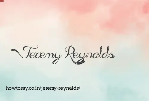 Jeremy Reynalds