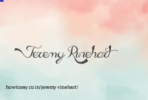 Jeremy Rinehart