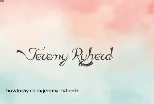 Jeremy Ryherd