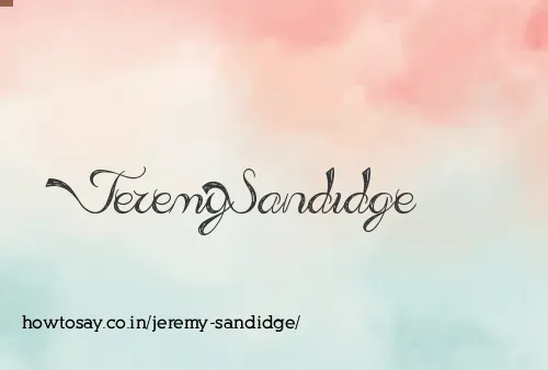 Jeremy Sandidge