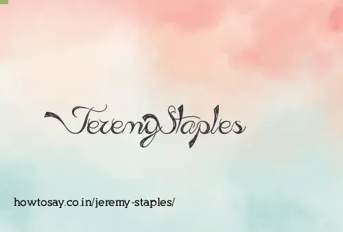 Jeremy Staples