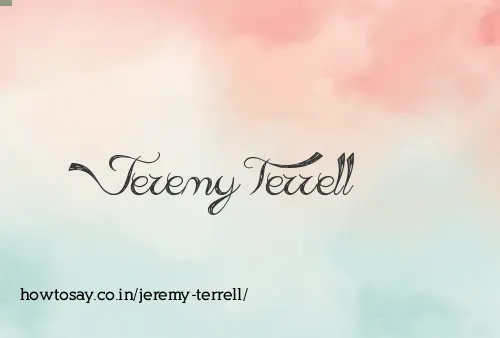 Jeremy Terrell