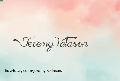 Jeremy Valason