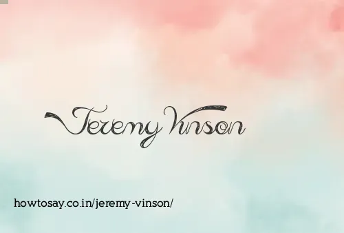 Jeremy Vinson
