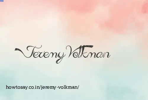 Jeremy Volkman