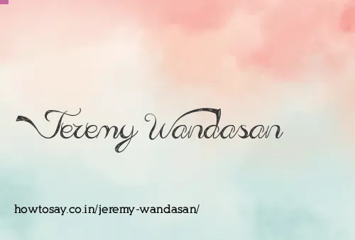 Jeremy Wandasan
