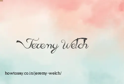 Jeremy Welch