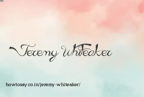 Jeremy Whiteaker