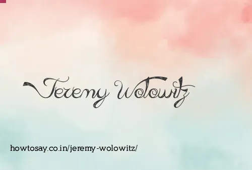 Jeremy Wolowitz