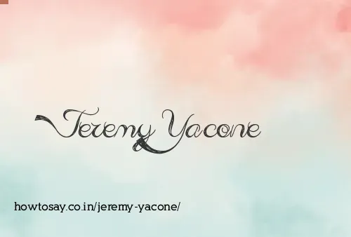 Jeremy Yacone