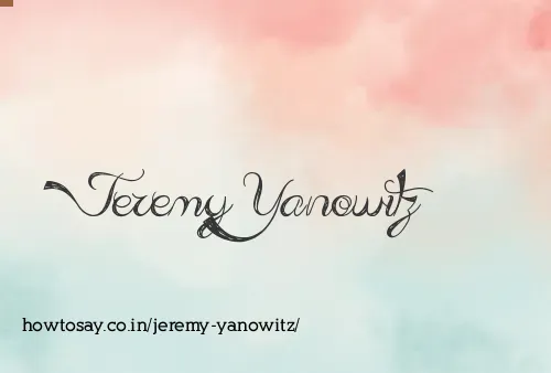 Jeremy Yanowitz