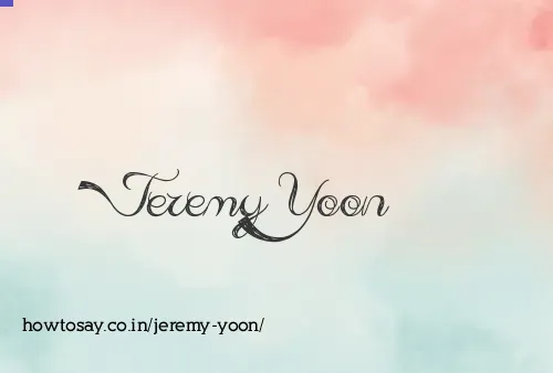 Jeremy Yoon