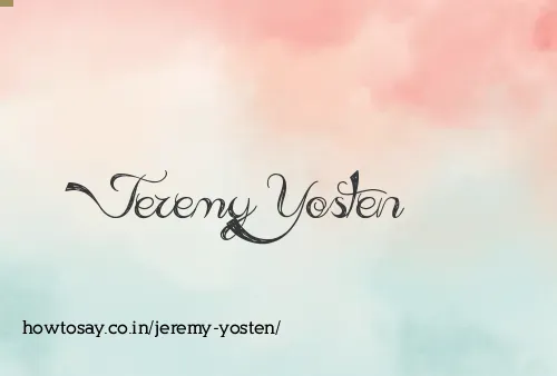 Jeremy Yosten