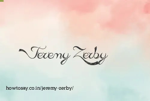 Jeremy Zerby