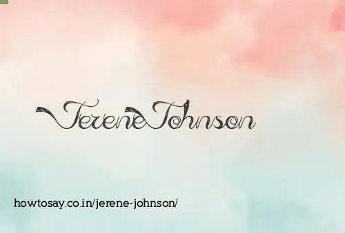 Jerene Johnson