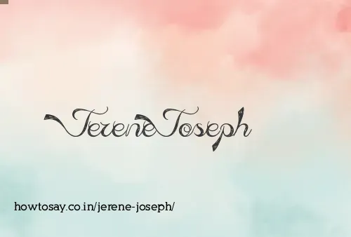 Jerene Joseph
