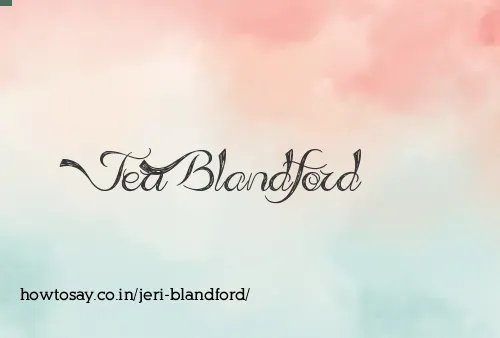 Jeri Blandford