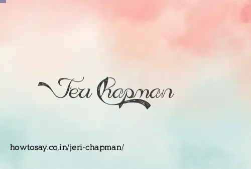 Jeri Chapman