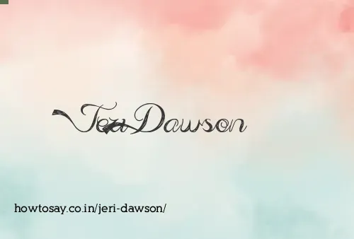 Jeri Dawson