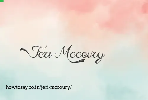 Jeri Mccoury