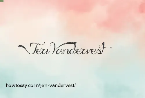 Jeri Vandervest