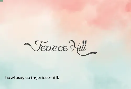 Jeriece Hill