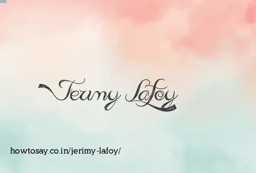 Jerimy Lafoy