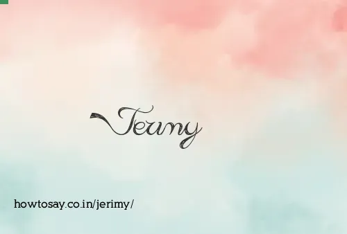 Jerimy