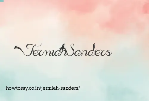 Jermiah Sanders
