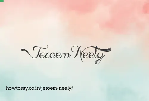 Jeroem Neely