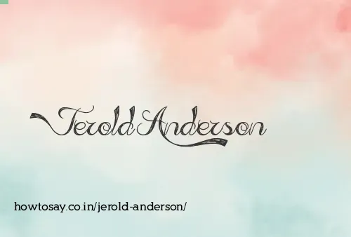 Jerold Anderson
