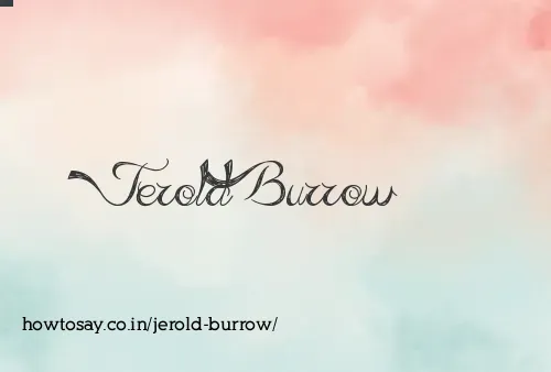Jerold Burrow
