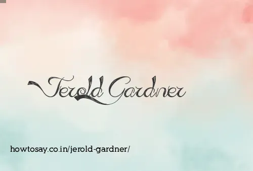 Jerold Gardner