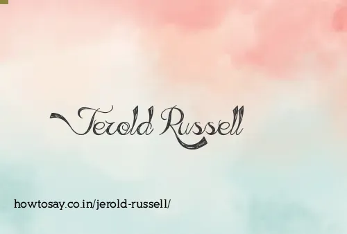 Jerold Russell