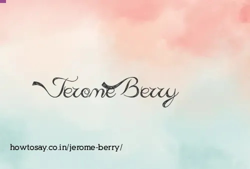 Jerome Berry