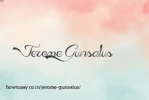 Jerome Gunsalus