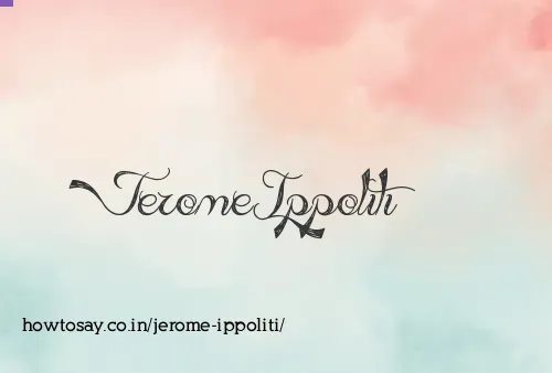 Jerome Ippoliti