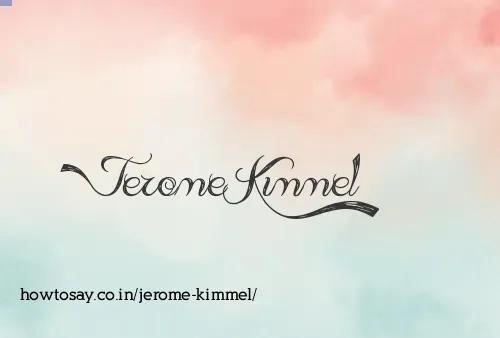 Jerome Kimmel