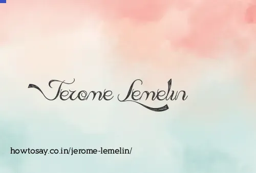 Jerome Lemelin