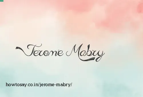 Jerome Mabry