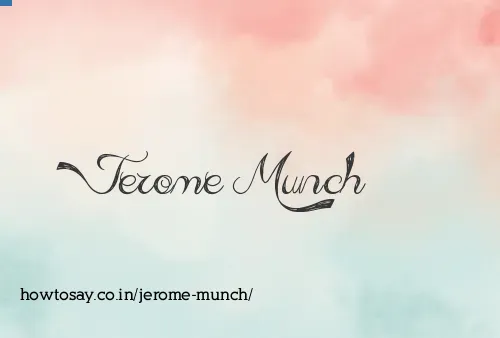 Jerome Munch