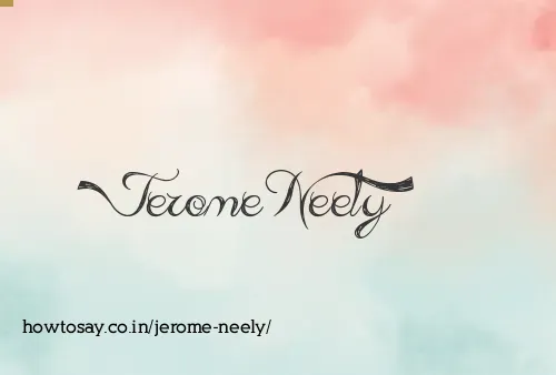 Jerome Neely