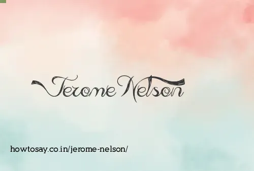 Jerome Nelson