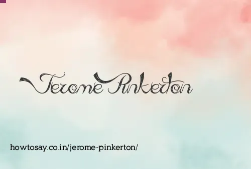 Jerome Pinkerton