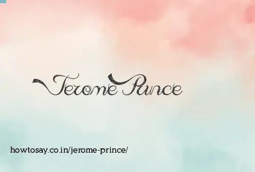 Jerome Prince